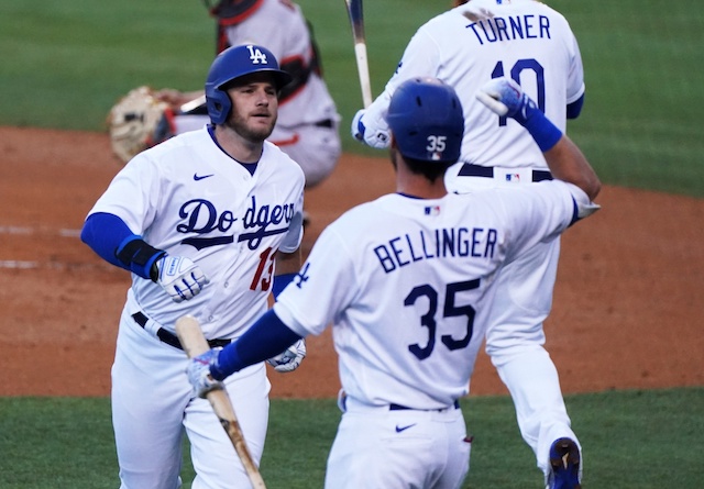 Cody Bellinger, Max Muncy, Justin Turner