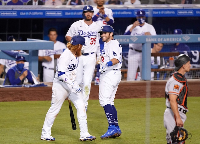 Cody Bellinger, Mookie Betts, Max Muncy, Justin Turner