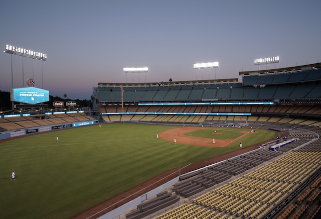 Dodger Stadium view, 2020 Spring Training