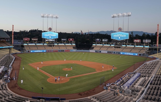 Dodger Stadium view, 2020 Spring Training