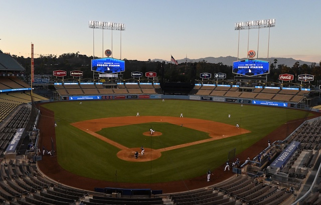 Dodger Stadium view, 2020 Spring Training