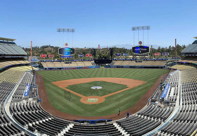 Dodger Stadium view, 2020 Spring Training