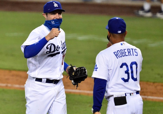 AJ Pollock, Dave Roberts, Dodgers win