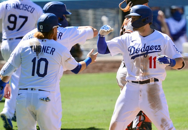 Cody Bellinger, AJ Pollock, Justin Turner