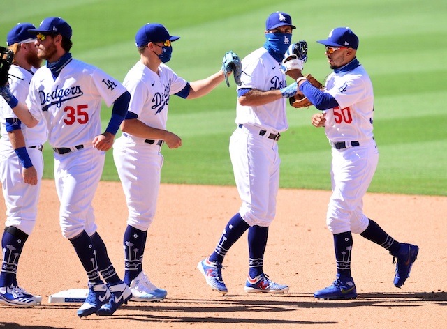 Mookie Betts, Cody Bellinger, Kiké Hernandez, Chris Taylor, Justin Turner, Dodgers win