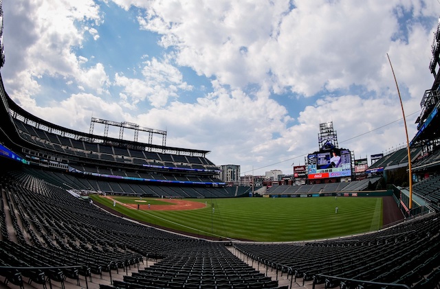 Coors Field view