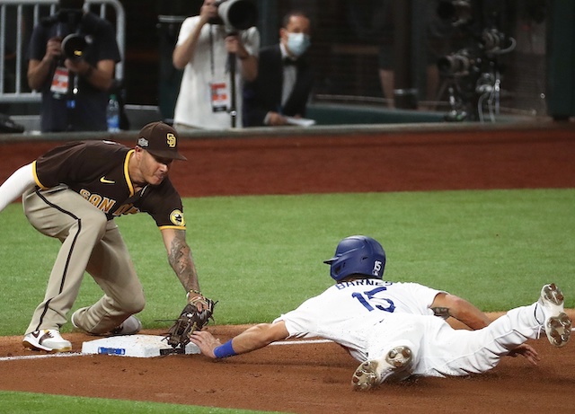 Austin Barnes, Manny Machado, 2020 NLDS