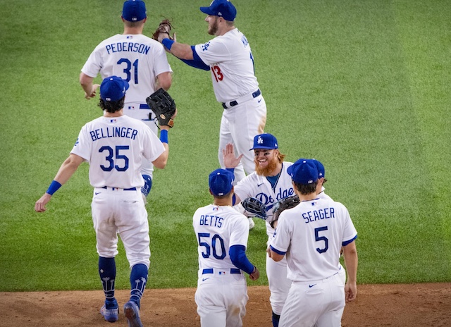 Cody Bellinger, Mookie Betts, Max Muncy, Joc Pederson, Corey Seager, Justin Turner, Dodgers win, 2020 NLCS