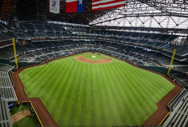 Globe Life Field view, 2020 NLCS