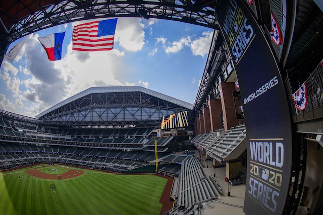 Globe Life Field view, 2020 World Series 1