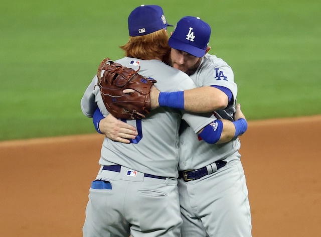 Max Muncy, Justin Turner, Dodgers win, 2020 World Series