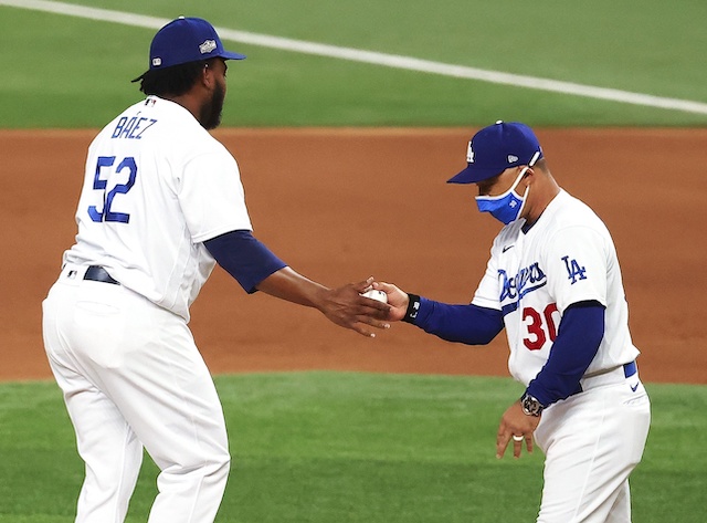 Pedro Baez, Dave Roberts, pitching change, 2020 NLCS