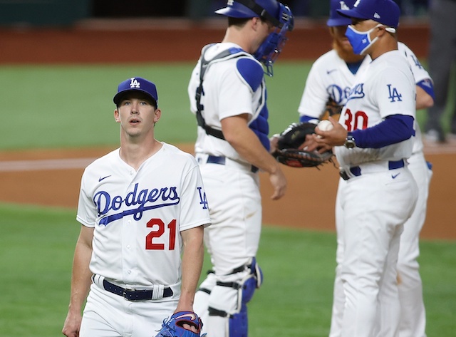 Walker Buehler, Dave Roberts, pitching change, 2020 NLCS