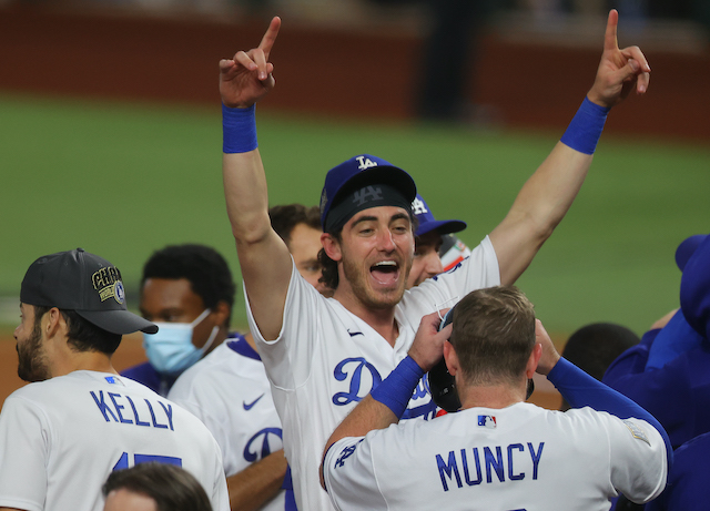 Cody Bellinger, Max Muncy, Dodgers win, 2020 World Series