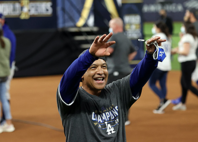 Dave Roberts, Dodgers win, 2020 World Series