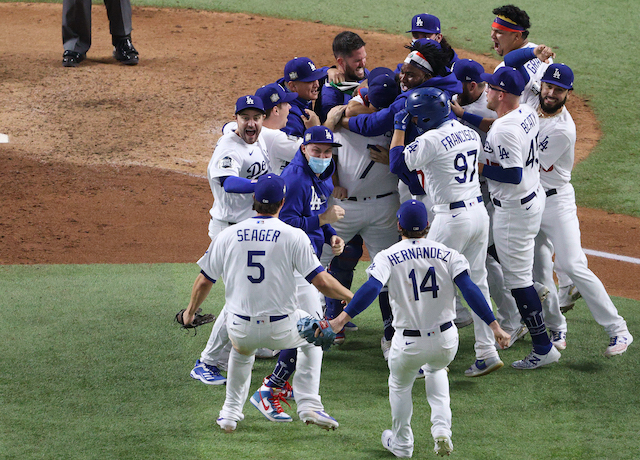 Dodgers win, 2020 World Series