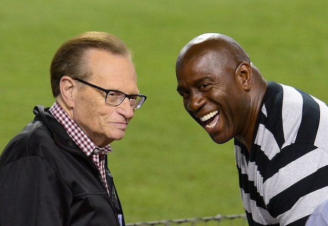 Magic Johnson, Larry King