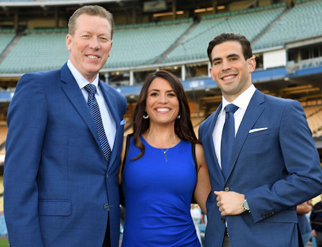 Joe Davis, Orel Hershiser, Alanna Rizzo