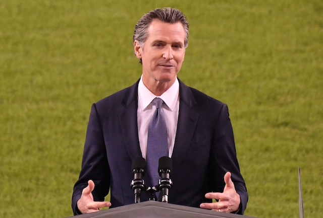 Gavin Newsom, Dodger Stadium