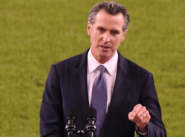 Gavin Newsom, Dodger Stadium