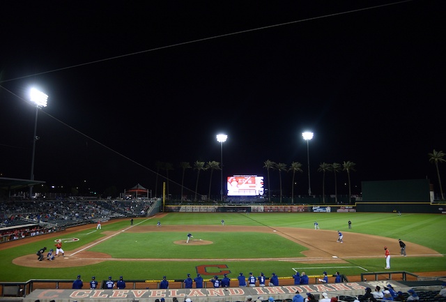 Goodyear Ballpark view, 2021 Spring Training