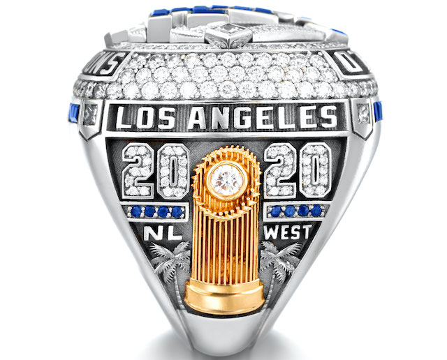 2020 Los Angeles Dodgers World Series ring