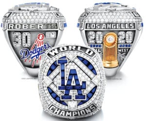 2020 Los Angeles Dodgers World Series ring