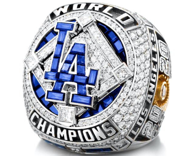 2020 Los Angeles Dodgers World Series ring