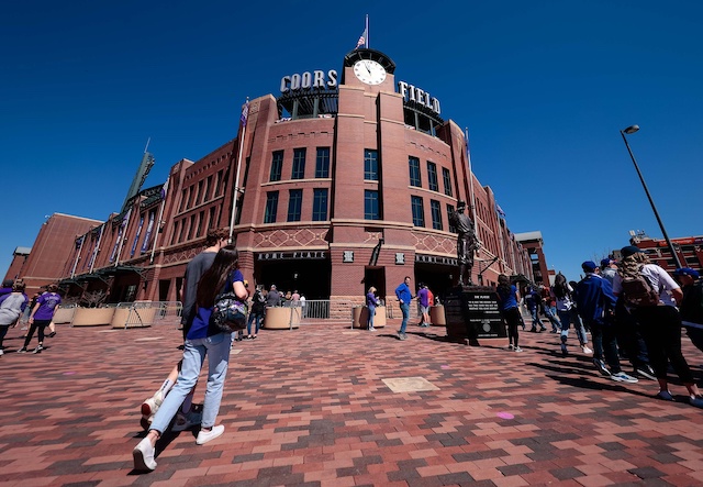 Coors Field entrance, 2021 Opening Day