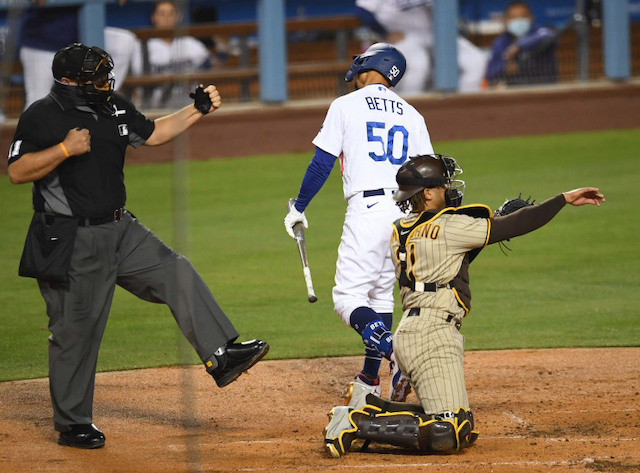 Mookie Betts, umpire