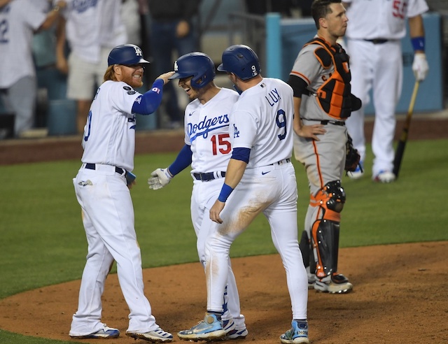 Austin Barnes, Gavin Lux, Justin Turner