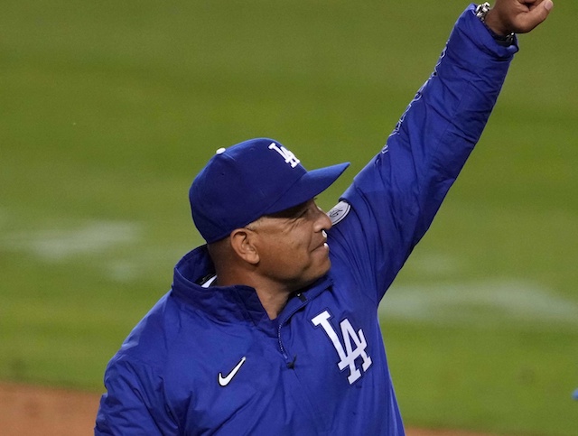 Dave Roberts, Dodgers win