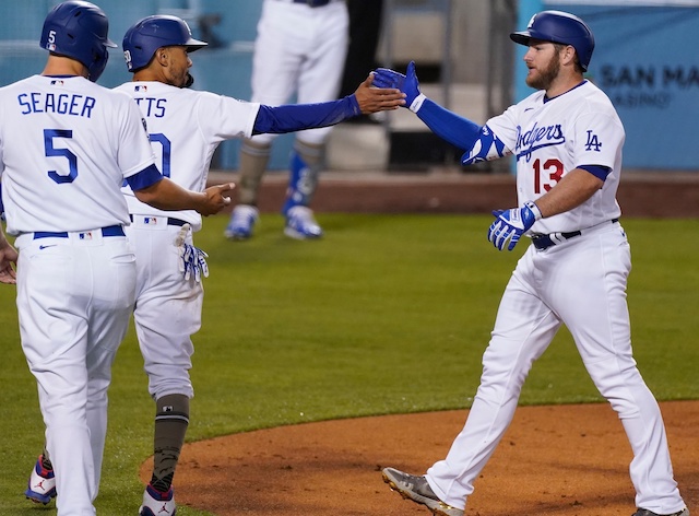 Mookie Betts, Max Muncy, Corey Seager