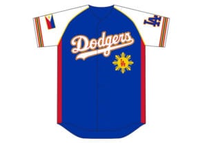 2021 Dodgers Filipino Heritage Night jersey