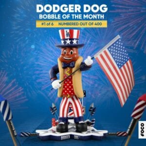 Dodger Dog bobblehead, FOCO