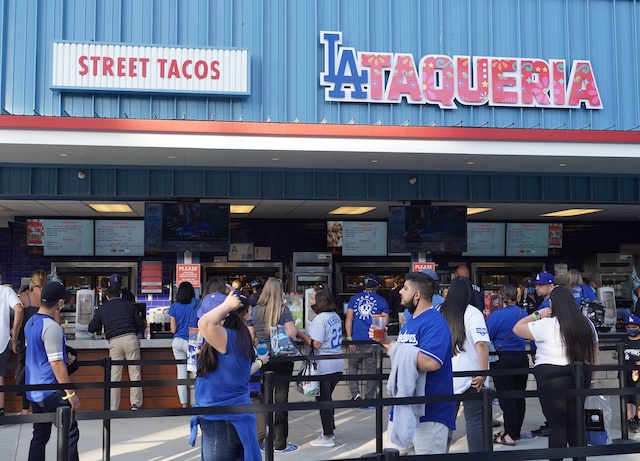 LA Taqueria, Dodgers fans, Dodger Stadium concessions