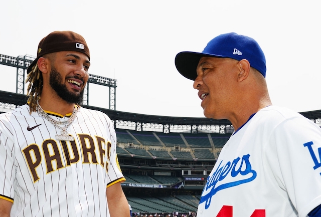 Fernando Tatis Jr., Dave Roberts, 2021 All-Star Game