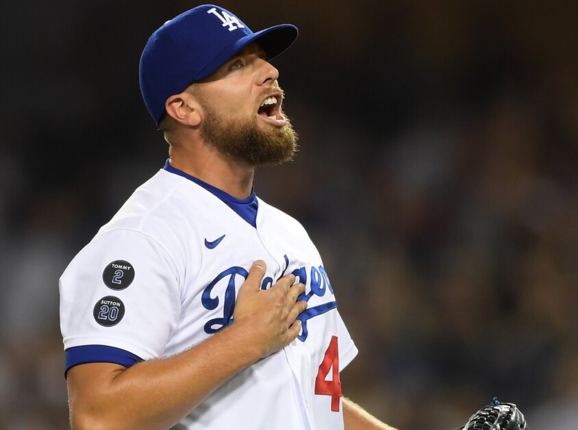 Blake Treinen, Dodgers win