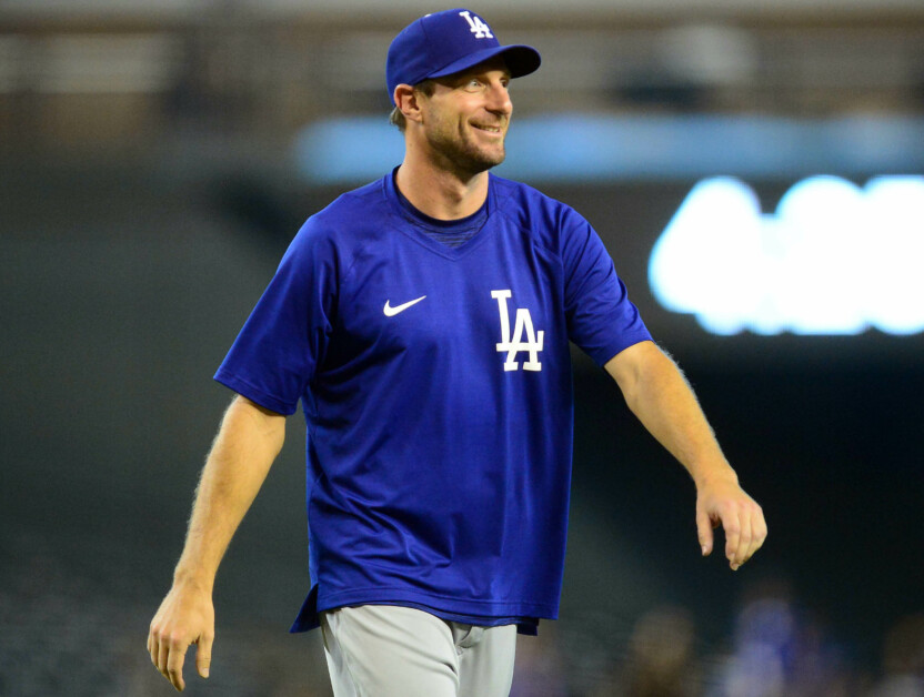 Max Scherzer, Dodgers win