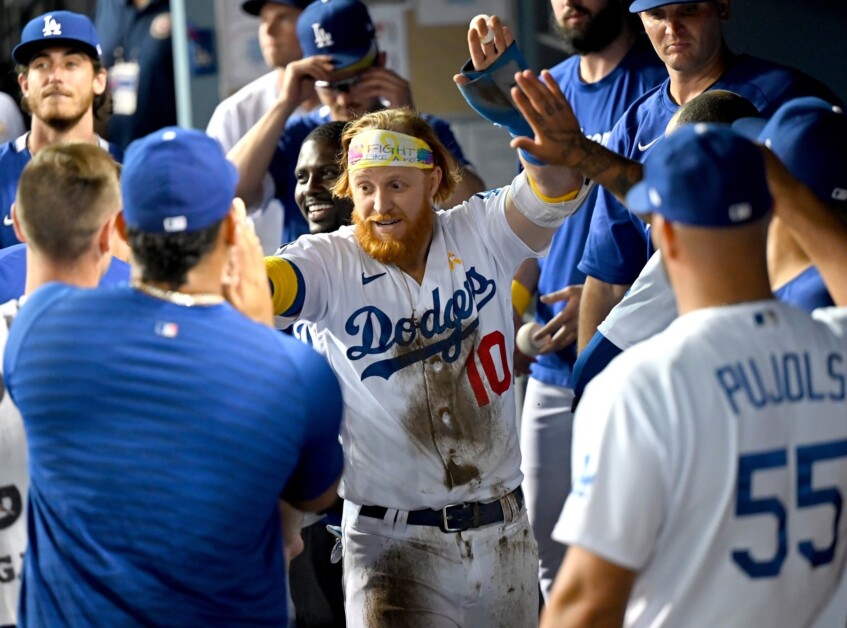 Cody Bellinger, Albert Pujols, Justin Turner