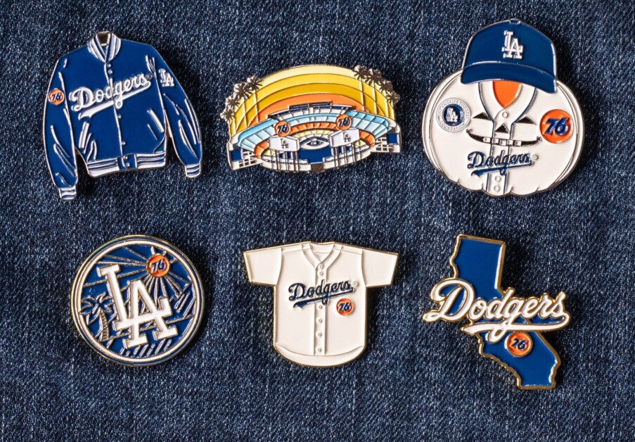 Dodgers 76 pins