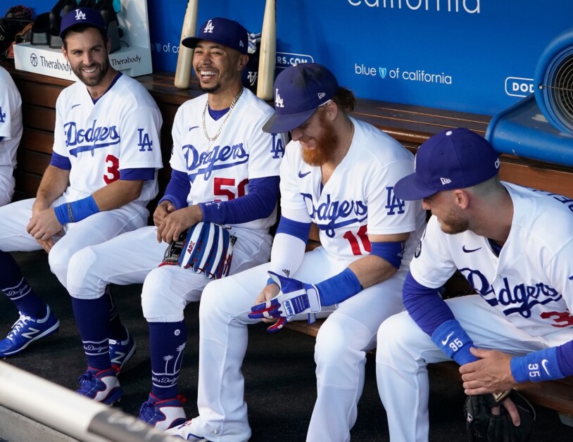 Cody Bellinger, Mookie Betts, Chris Taylor, Justin Turner