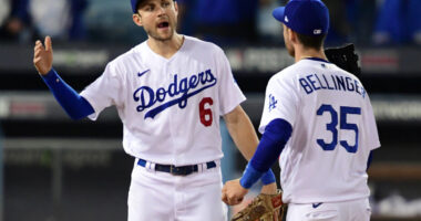 Cody Bellinger, Trea Turner, Dodgers win, 2021 NLCS