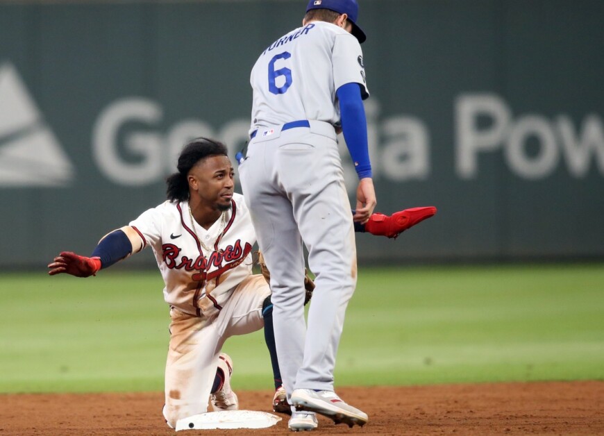 Ozzie Albies, Trea Turner, 2021 NLCS