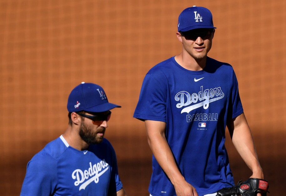 Corey Seager, Chris Taylor, 2020 Spring Training