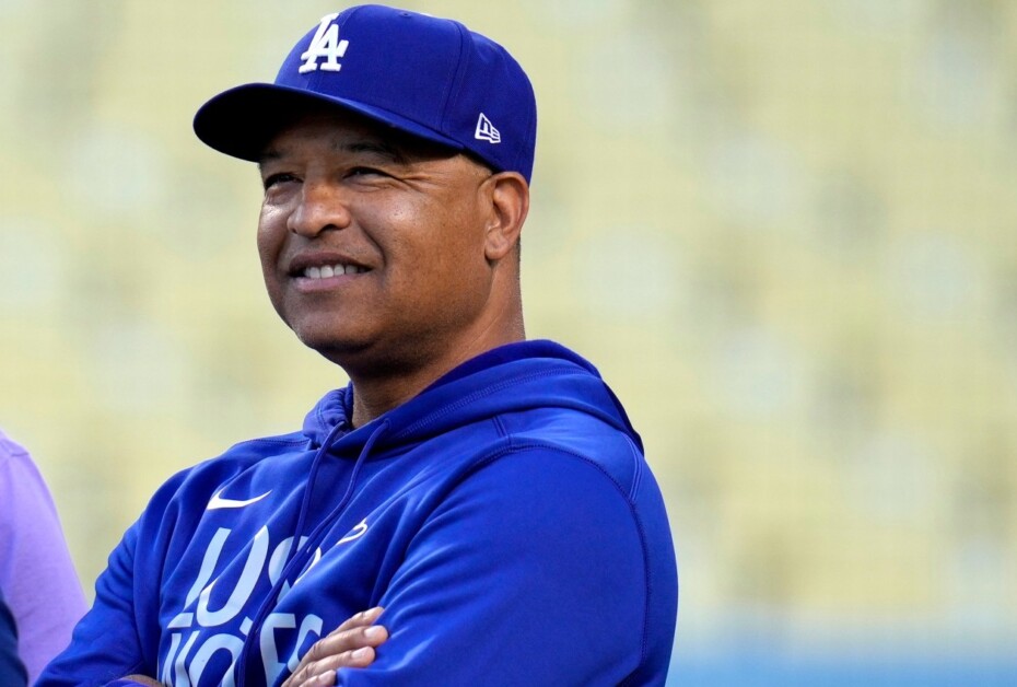 Dave Roberts, 2021 National League Wild Card Game workout