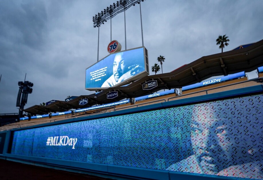 Martin Luther King Jr., Dodger Stadium