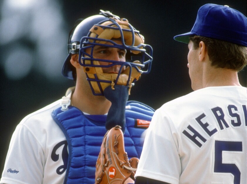 Orel Hershiser, Mike Scioscia