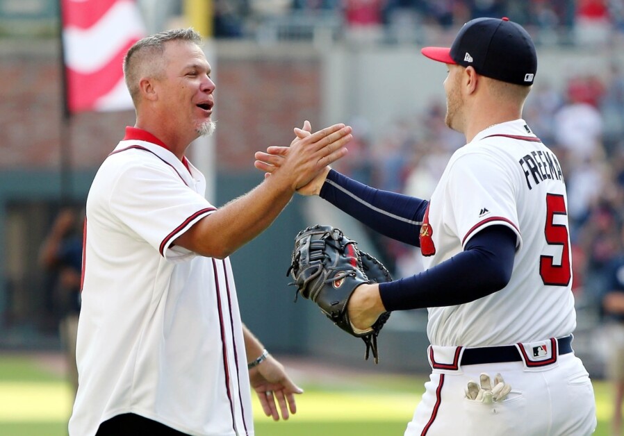 Freddie Freeman, Chipper Jones