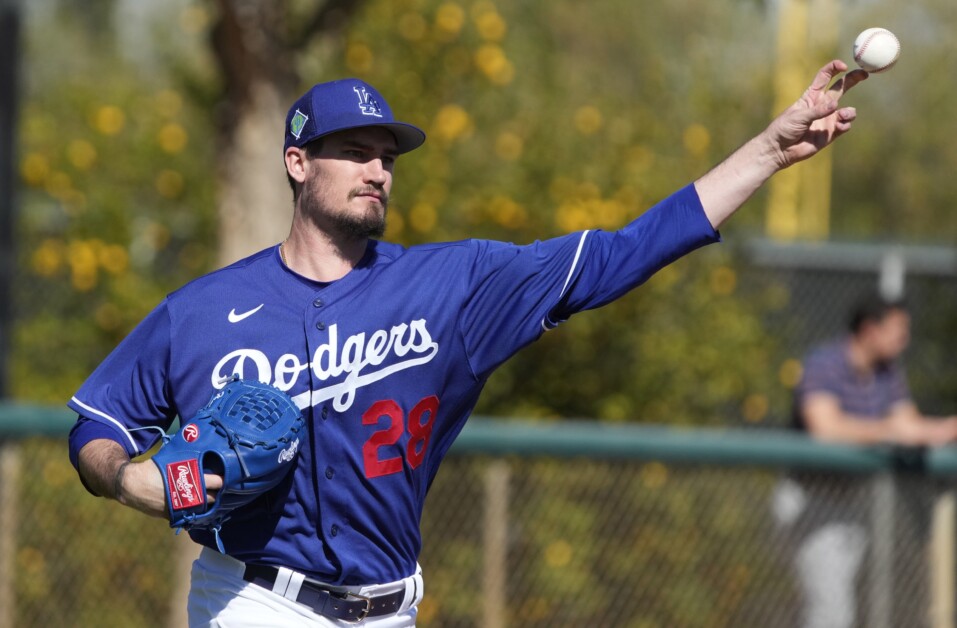 Andrew Heaney, PFP drills, 2022 Spring Training